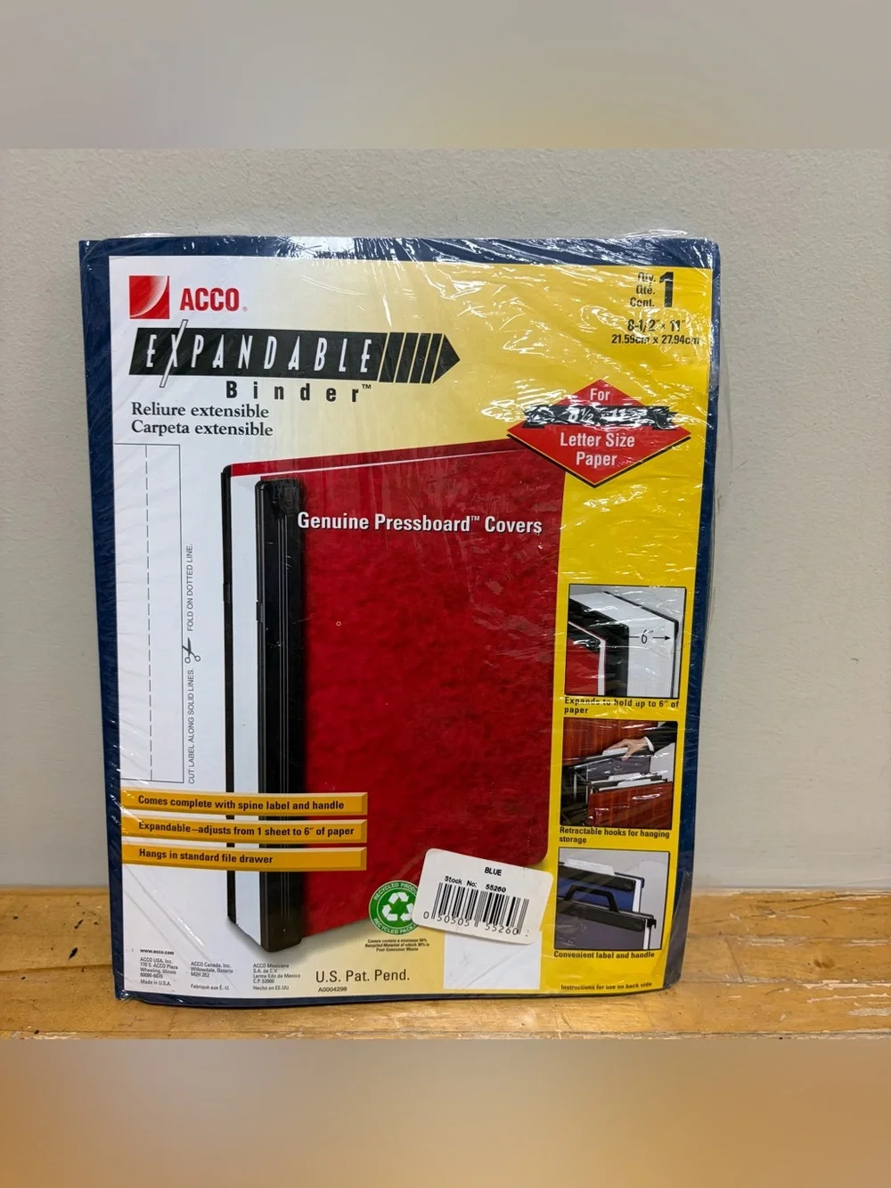 Lot of 4: Blue Binders ACCO 8 1/2